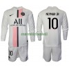 Maillot à Manches Longues Paris Saint-Germain Neymar JR 10 Extérieur 2021-22 Pour Enfant